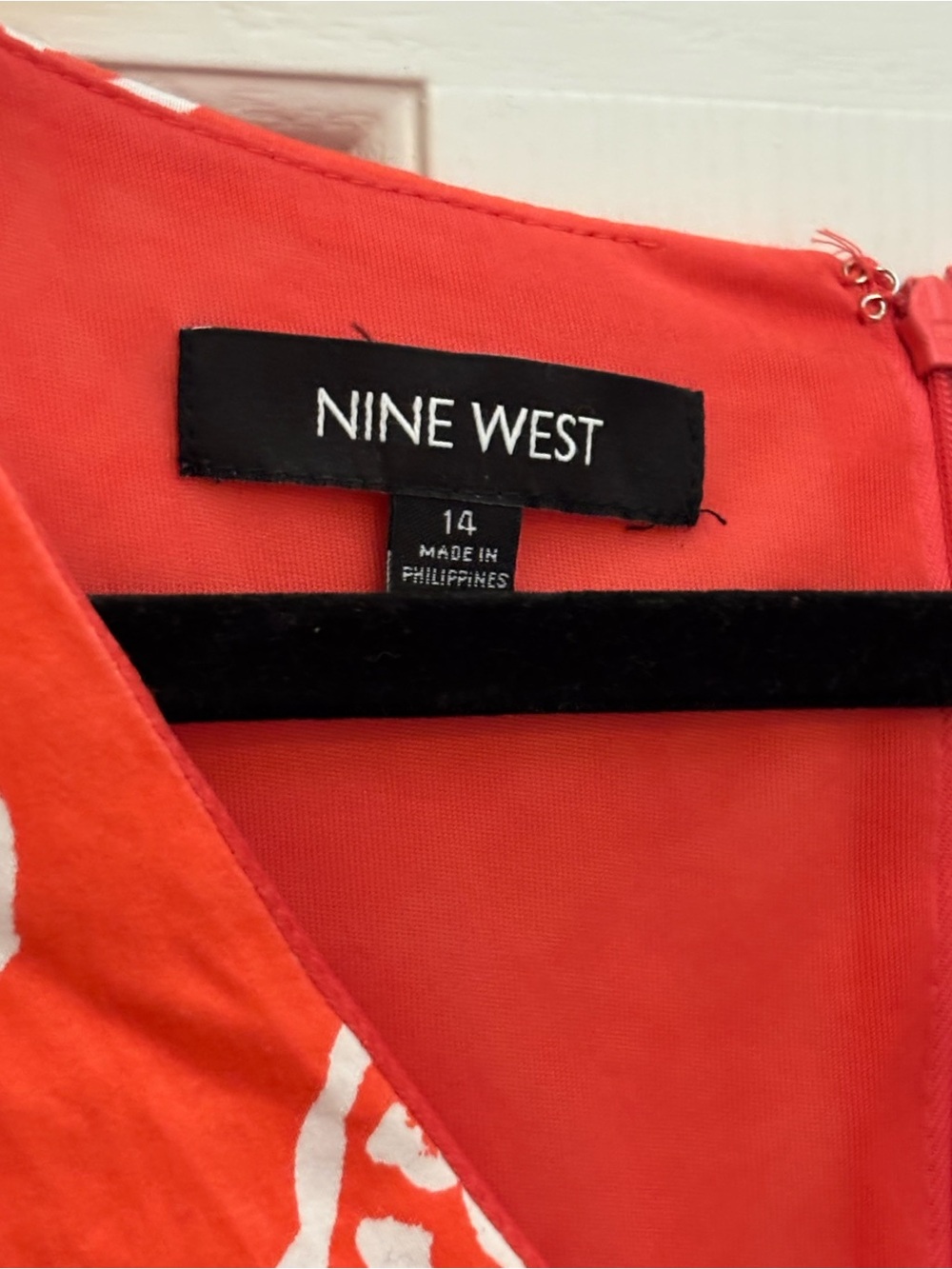 Nine West Coral A-line Fit and Flare Dress Plus Size 14 - Picture 4 of 15